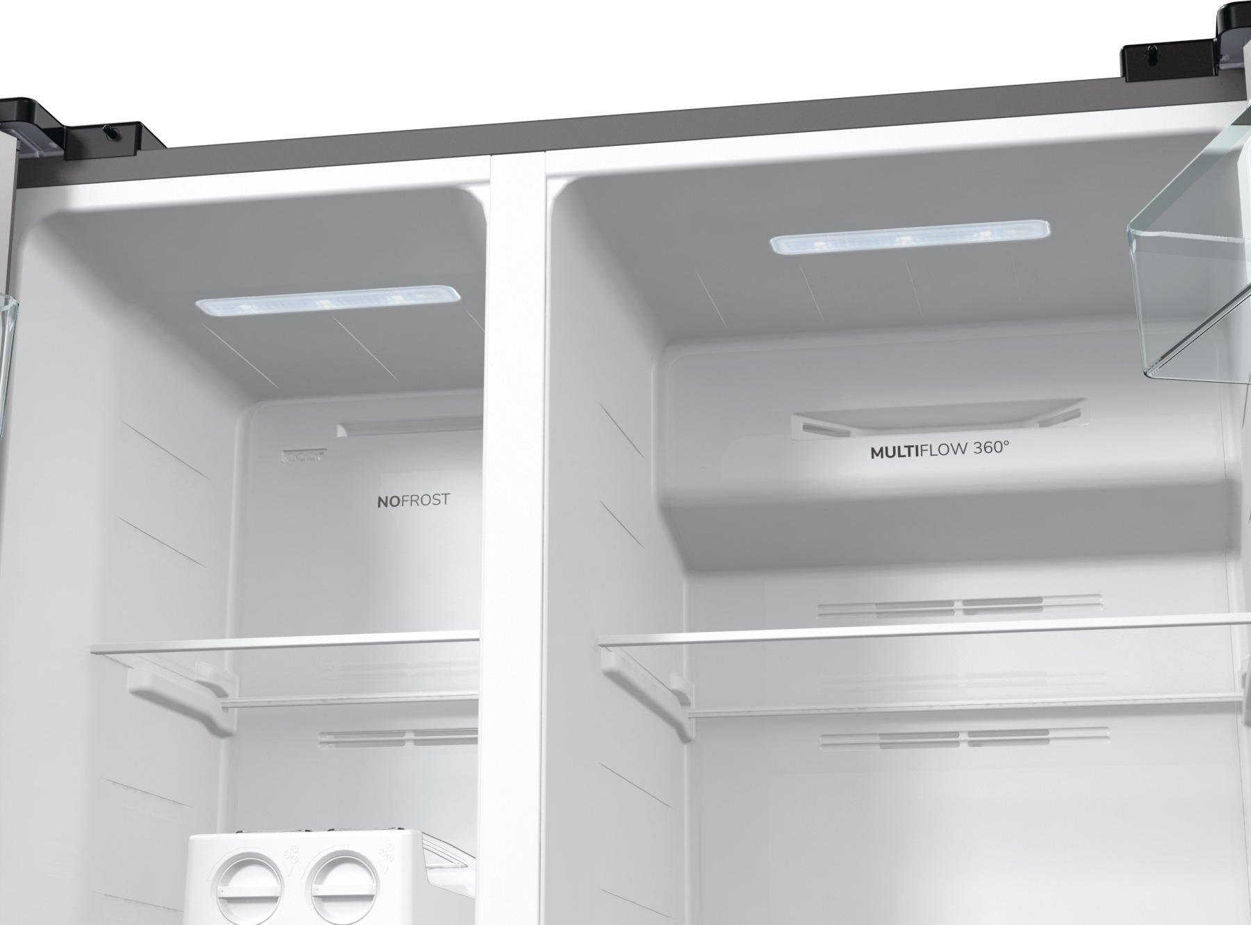 Gorenje NRR9185EAXL Side By Side, teräs
