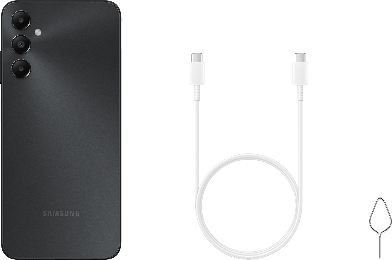 Samsung Galaxy A05s -puhelin, 64/4 Gt, musta