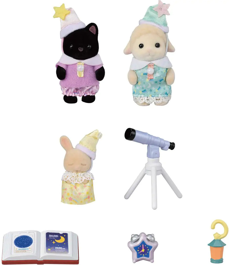 Sylvanian Families - Kolmoset yökylässä