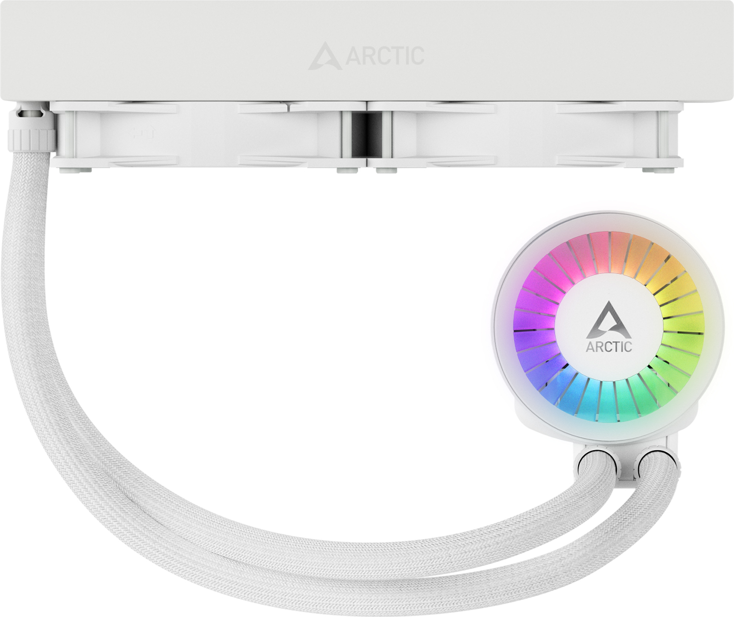 Arctic Liquid Freezer III 240 ARGB -nestejäähdytysjärjestelmä, valkoinen