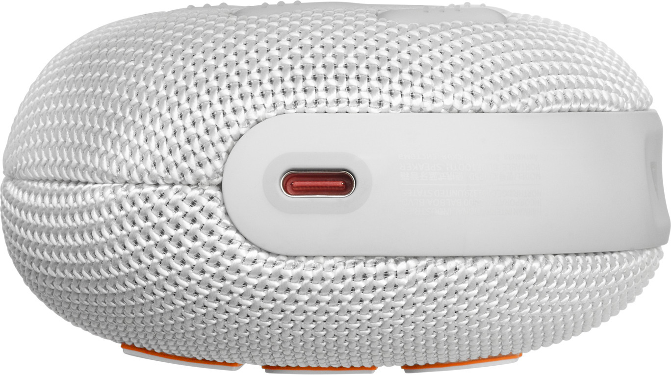 JBL Clip 5 Bluetooth-kaiutin, valkoinen