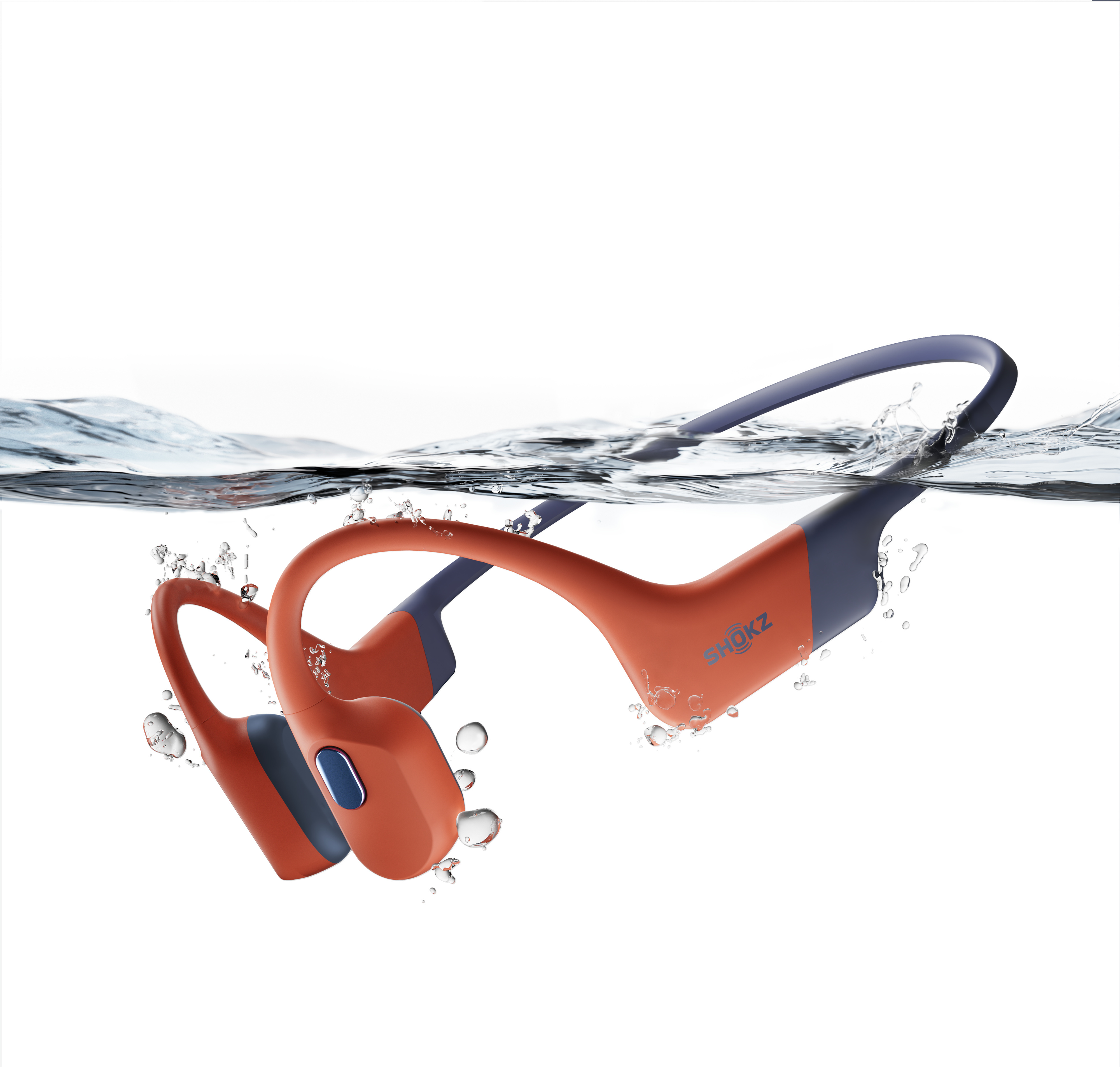 Shokz Openswim Pro luujohdekuulokkeet, harmaa