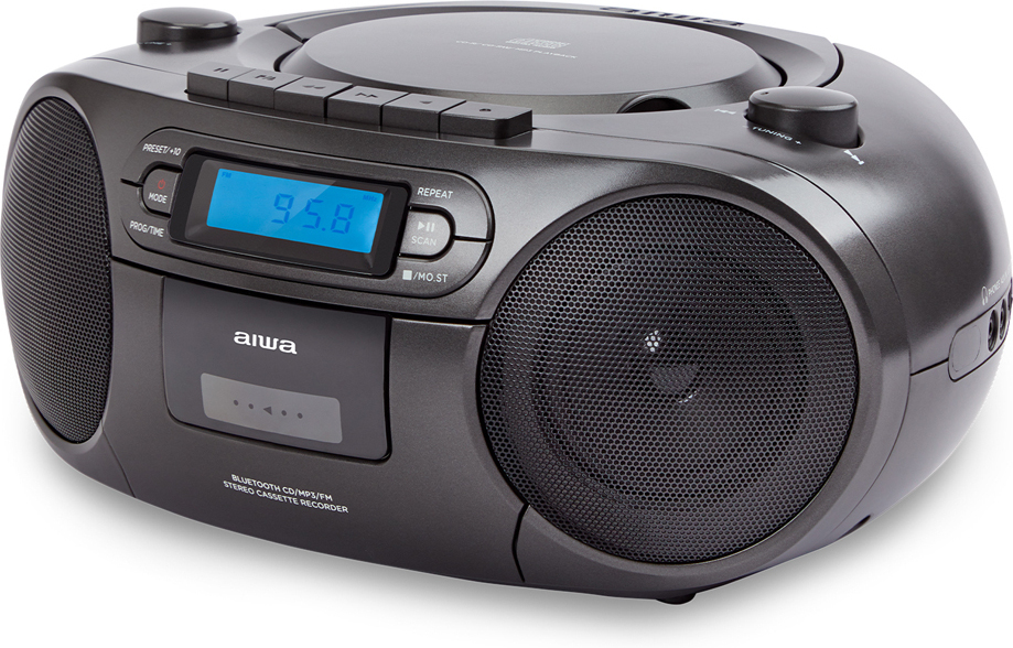 Aiwa BBTC-550BK boombox, musta
