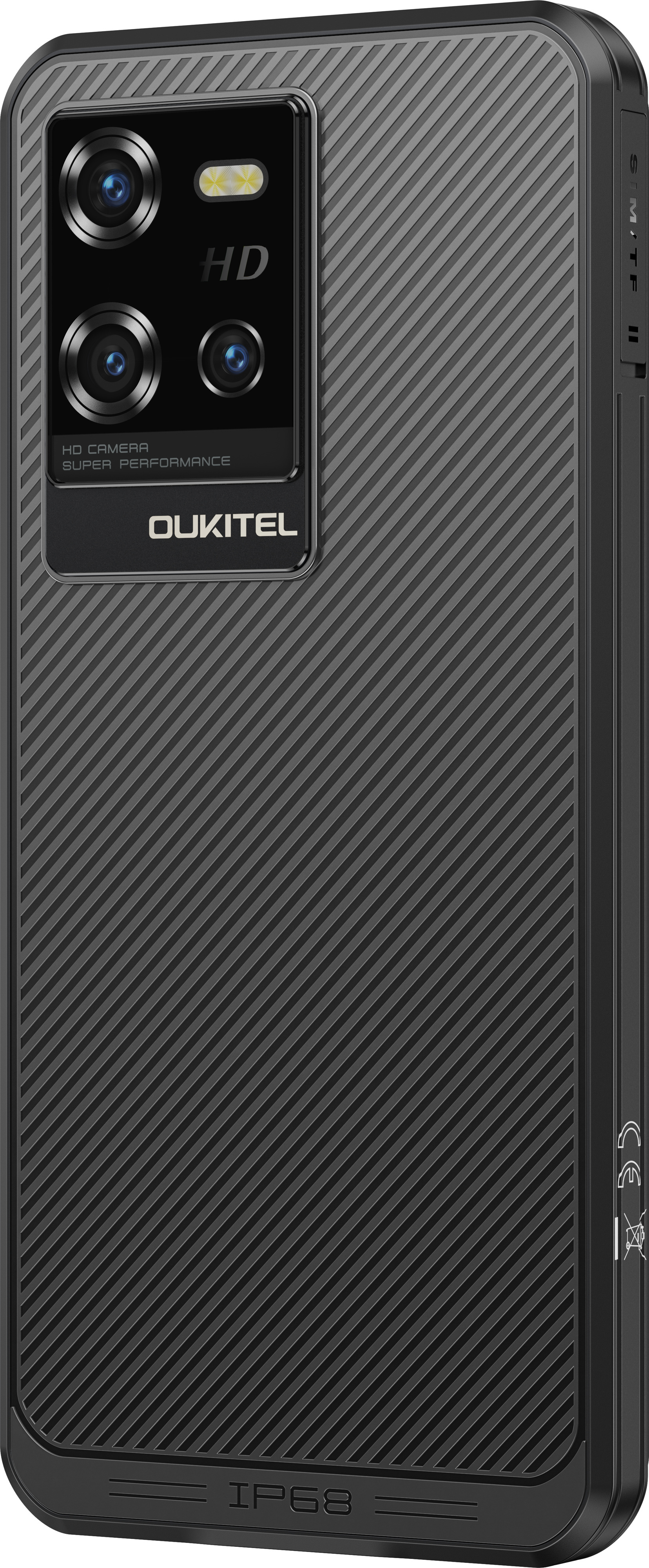 Oukitel WP50 5G -puhelin, 256/4 Gt, musta