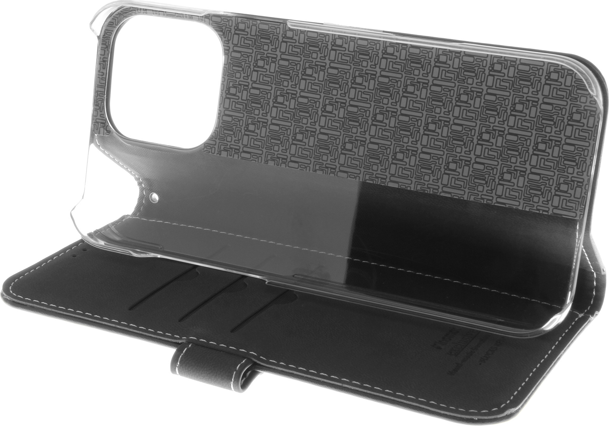 Insmat Exclusive Flip Case -lompakkokotelo, Apple iPhone 16 Pro Max, musta 4 Insmat Exclusive Flip Case -lompakkokotelo, Apple iPhone 16 Pro Max, musta - Image 4