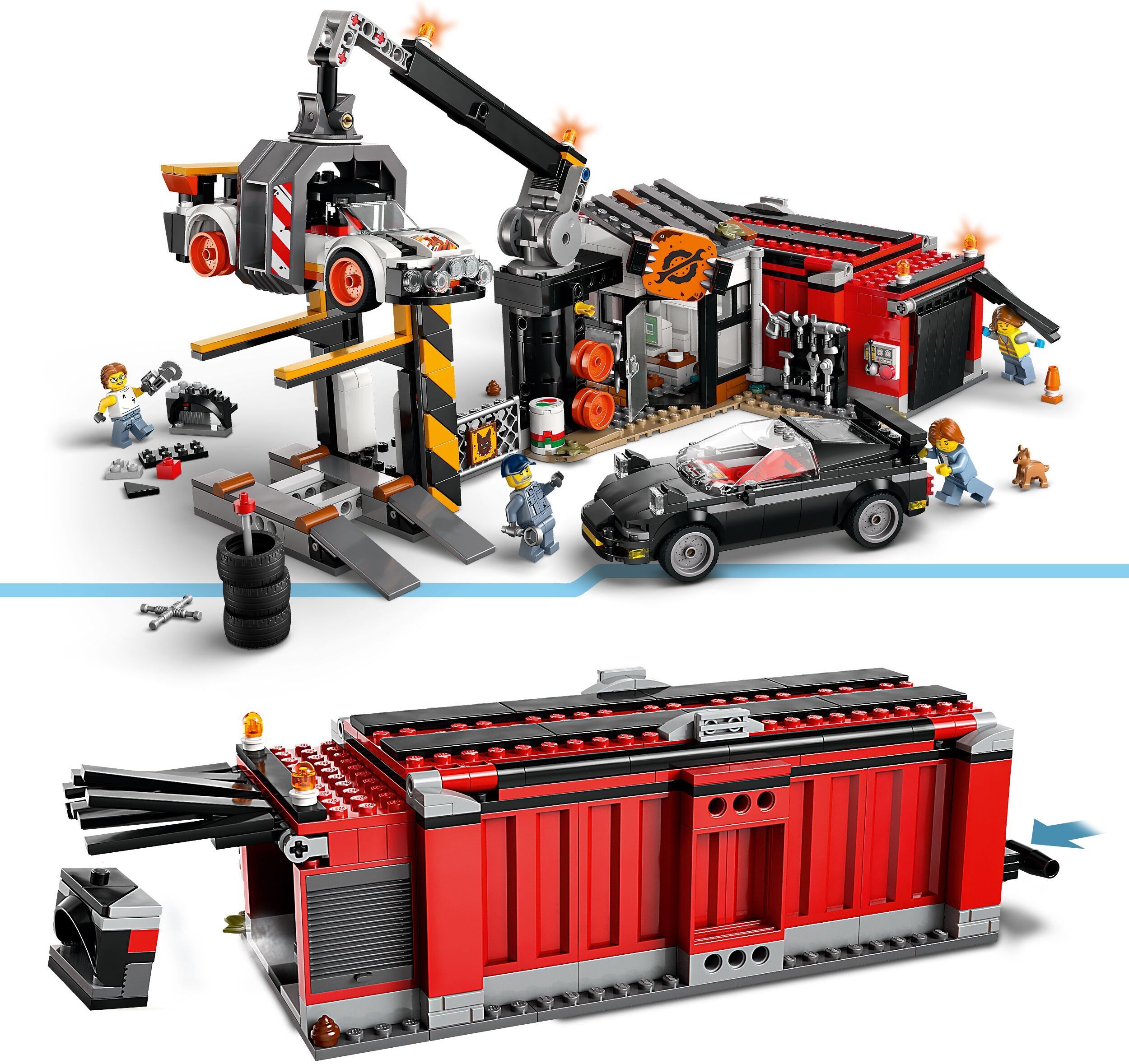 LEGO My City 60472 – Autopurkamo ja autoja
