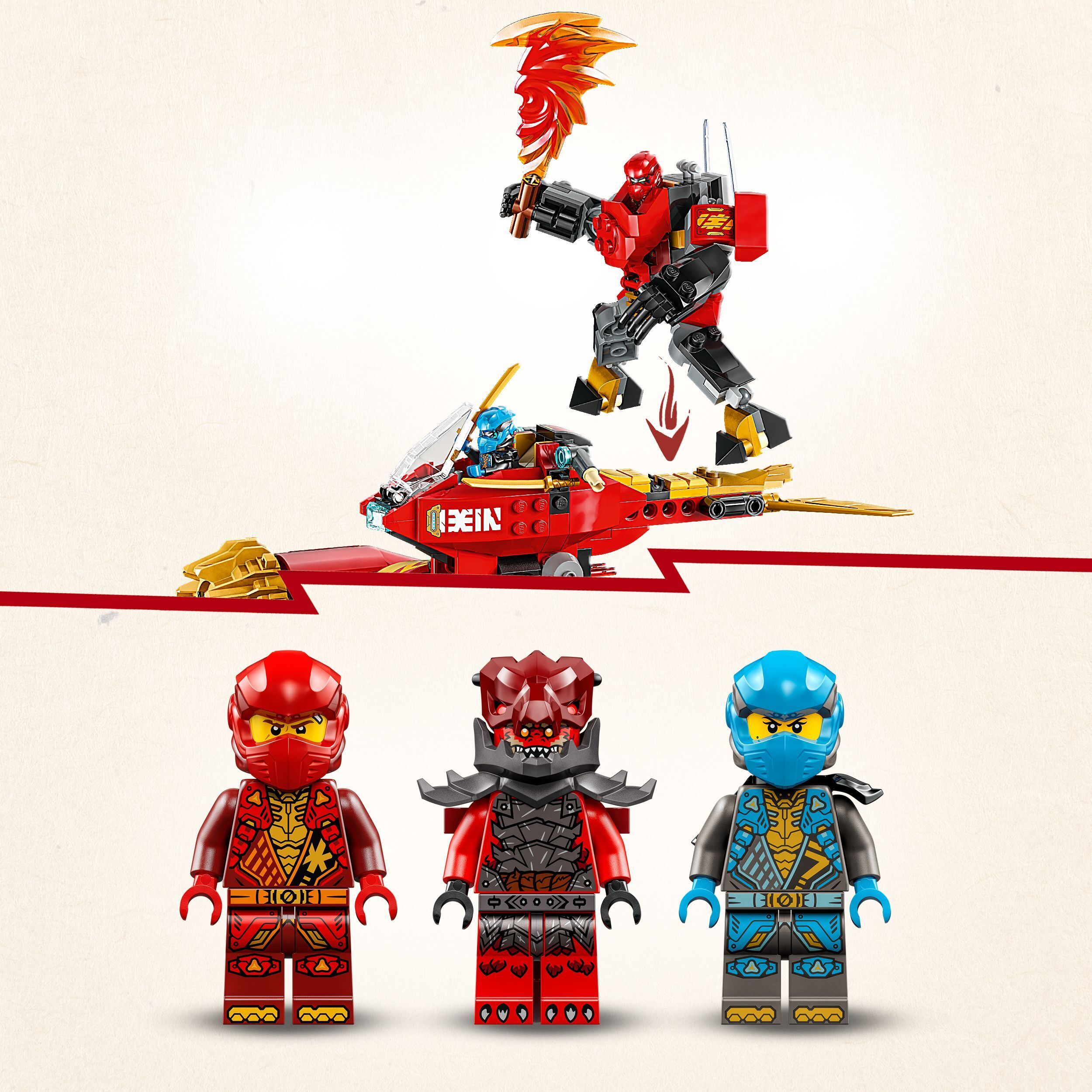 LEGO Ninjago 71830 – Kain myrskynratsastajarobotti