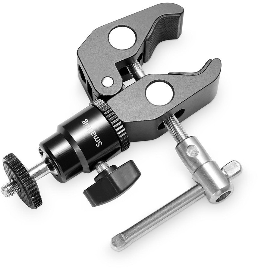 SmallRig 1124 7" -puristinkiinnike 1/4" kuulapäällä
