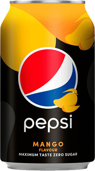 Pepsi Max Mango -virvoitusjuoma, 330 ml, 24-pack – 