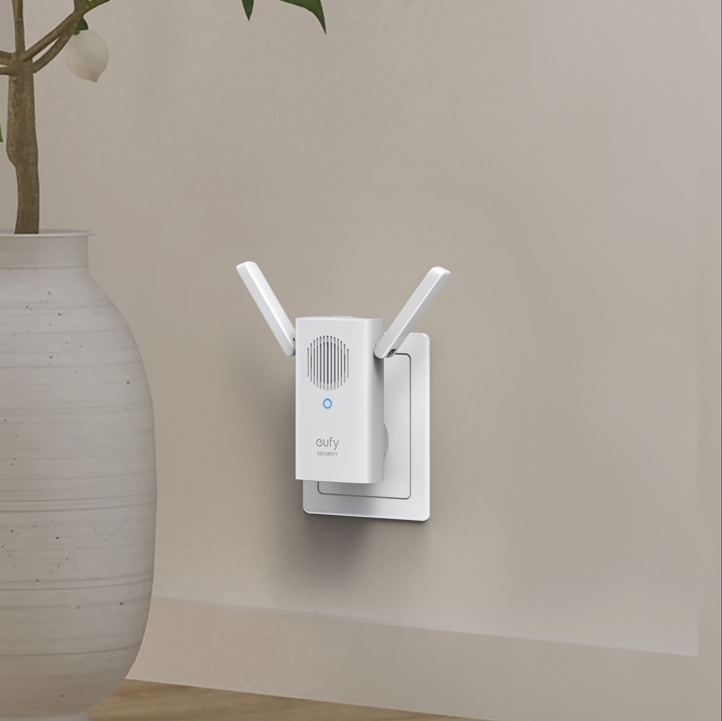 Anker eufy Video Doorbell Slim -video-ovikello, musta
