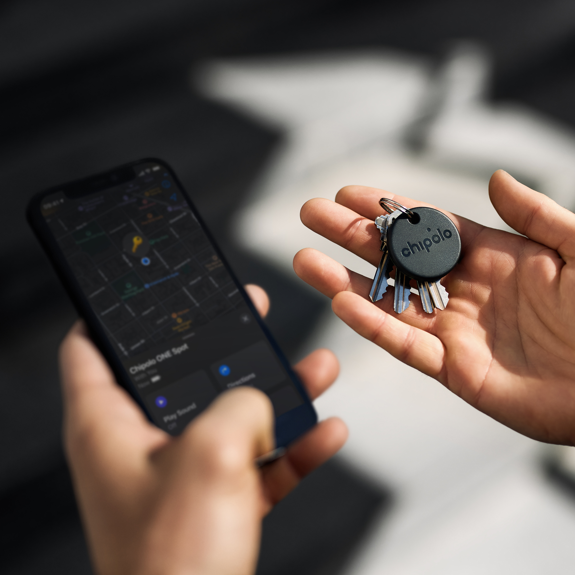 Chipolo ONE Spot -bluetooth-paikannin, musta
