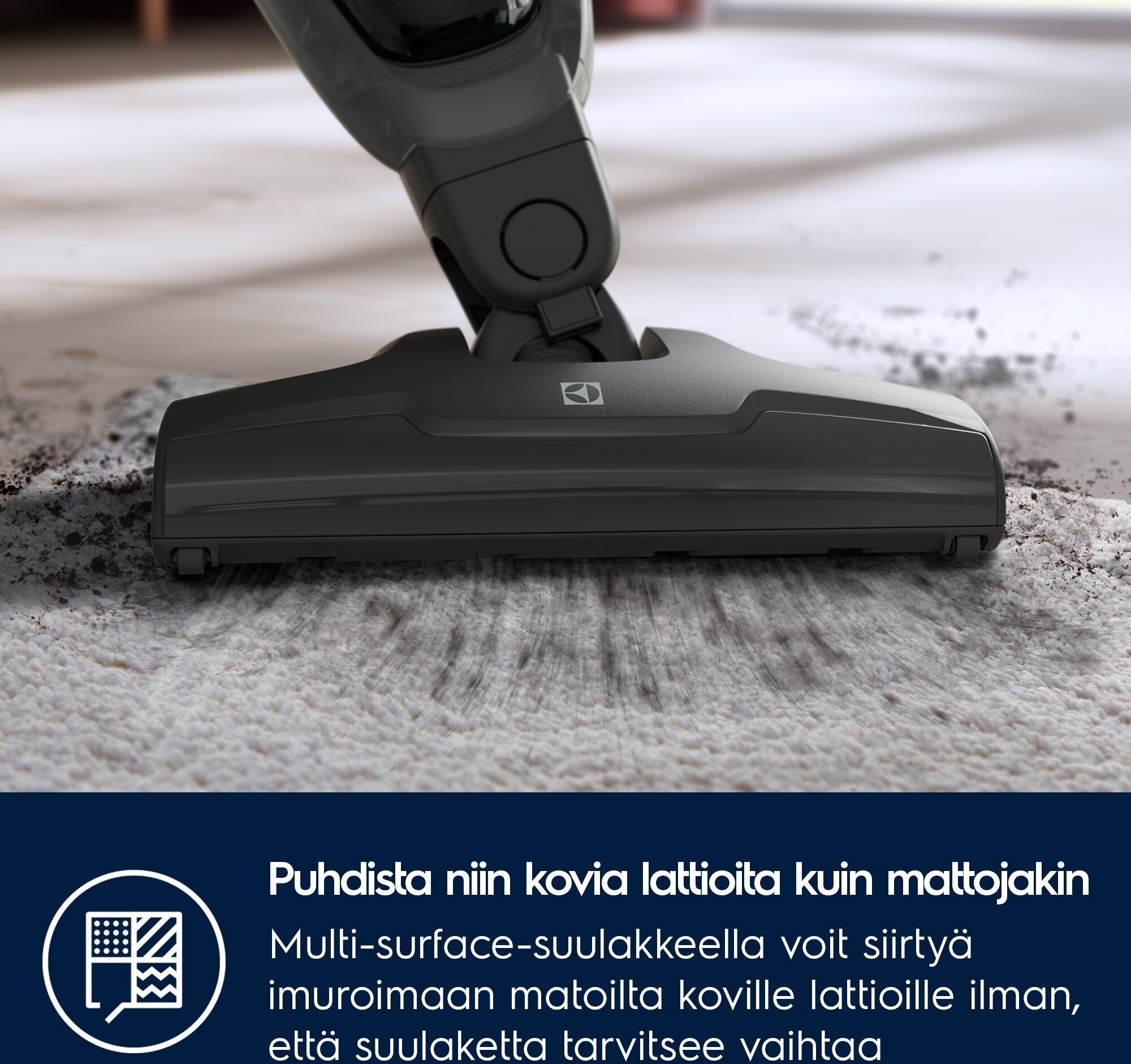 Electrolux Clean 500 ES52CB18UG -varsi-imuri, harmaa
