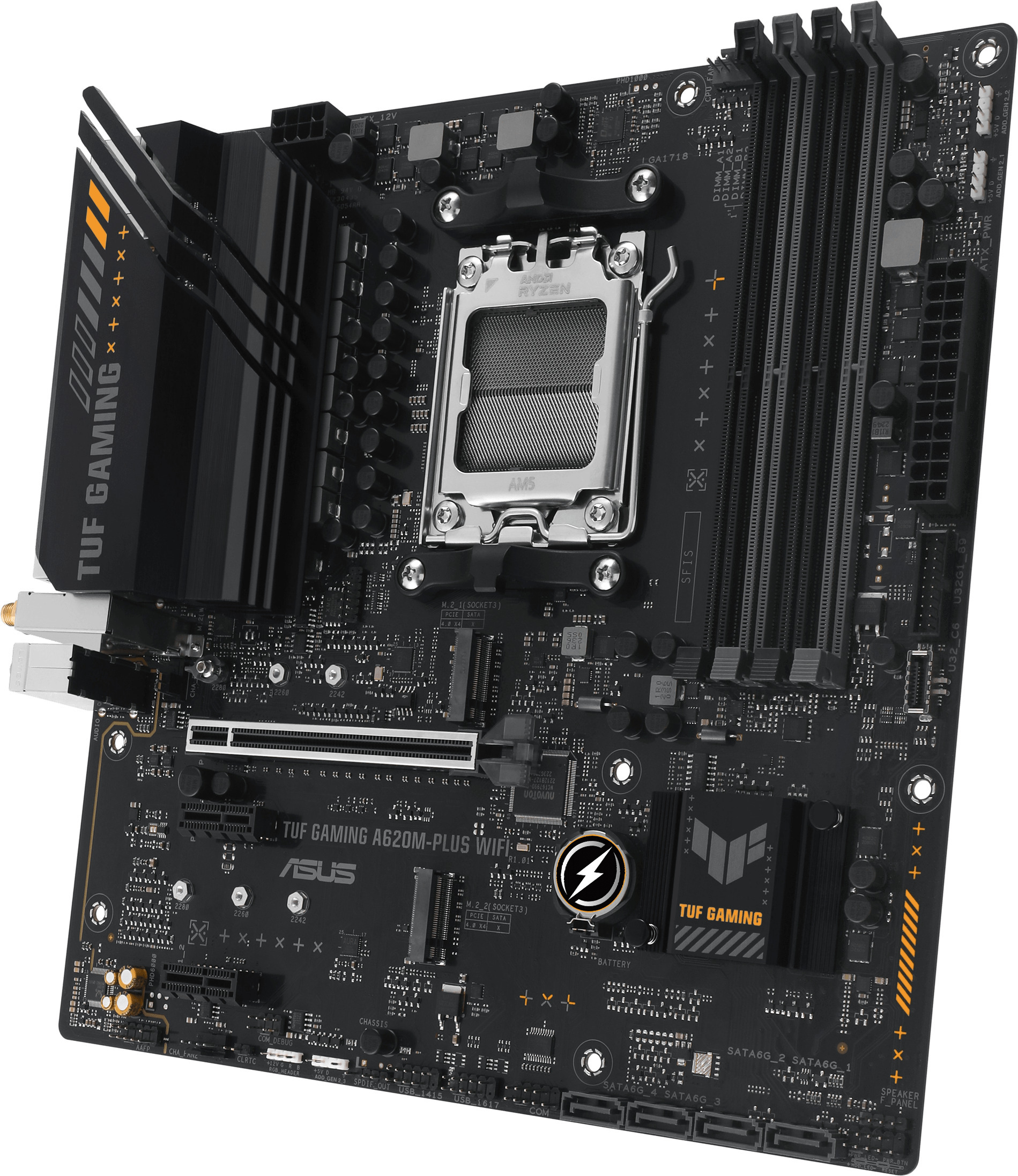 ASUS TUF GAMING A620M-PLUS WIFI mATX-emolevy