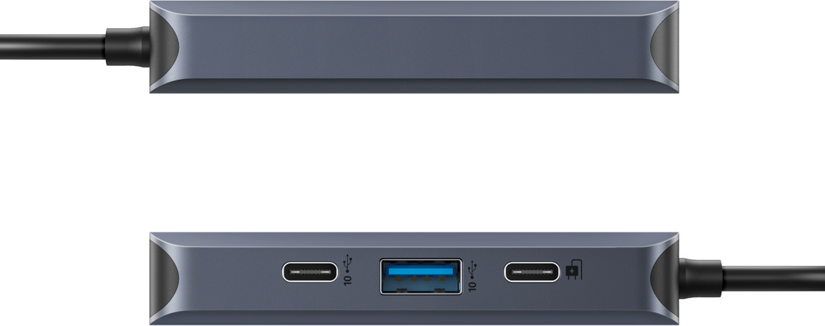 HyperDrive Next USB-C-Hubi, 4 porttia, keskiyön sininen