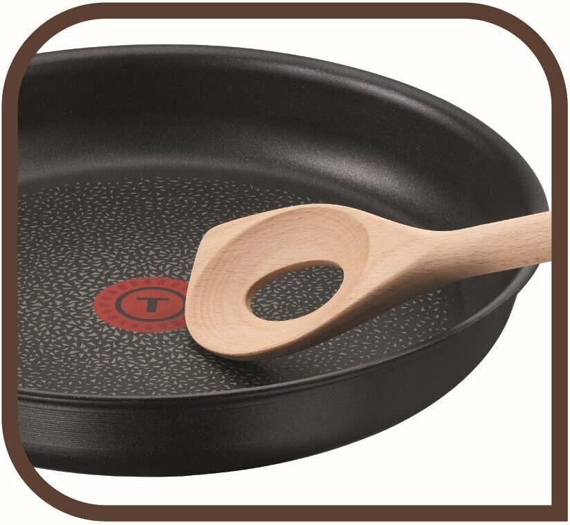 Tefal Ingenio Wood -risottokauha 32,5 cm, puu/silikoni