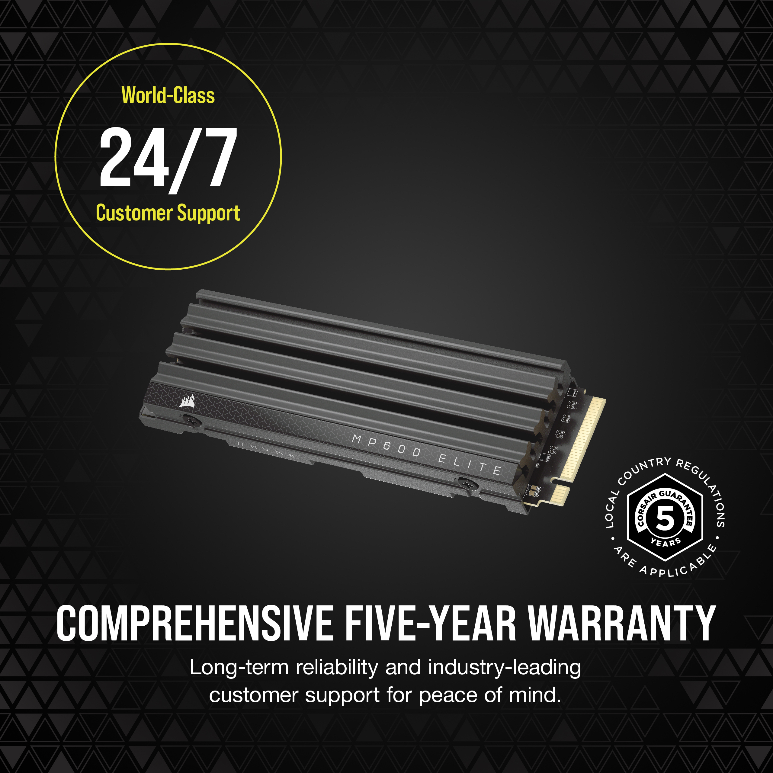 Corsair MP600 Elite 2 Tt M.2 NVMe -SSD-kovalevy