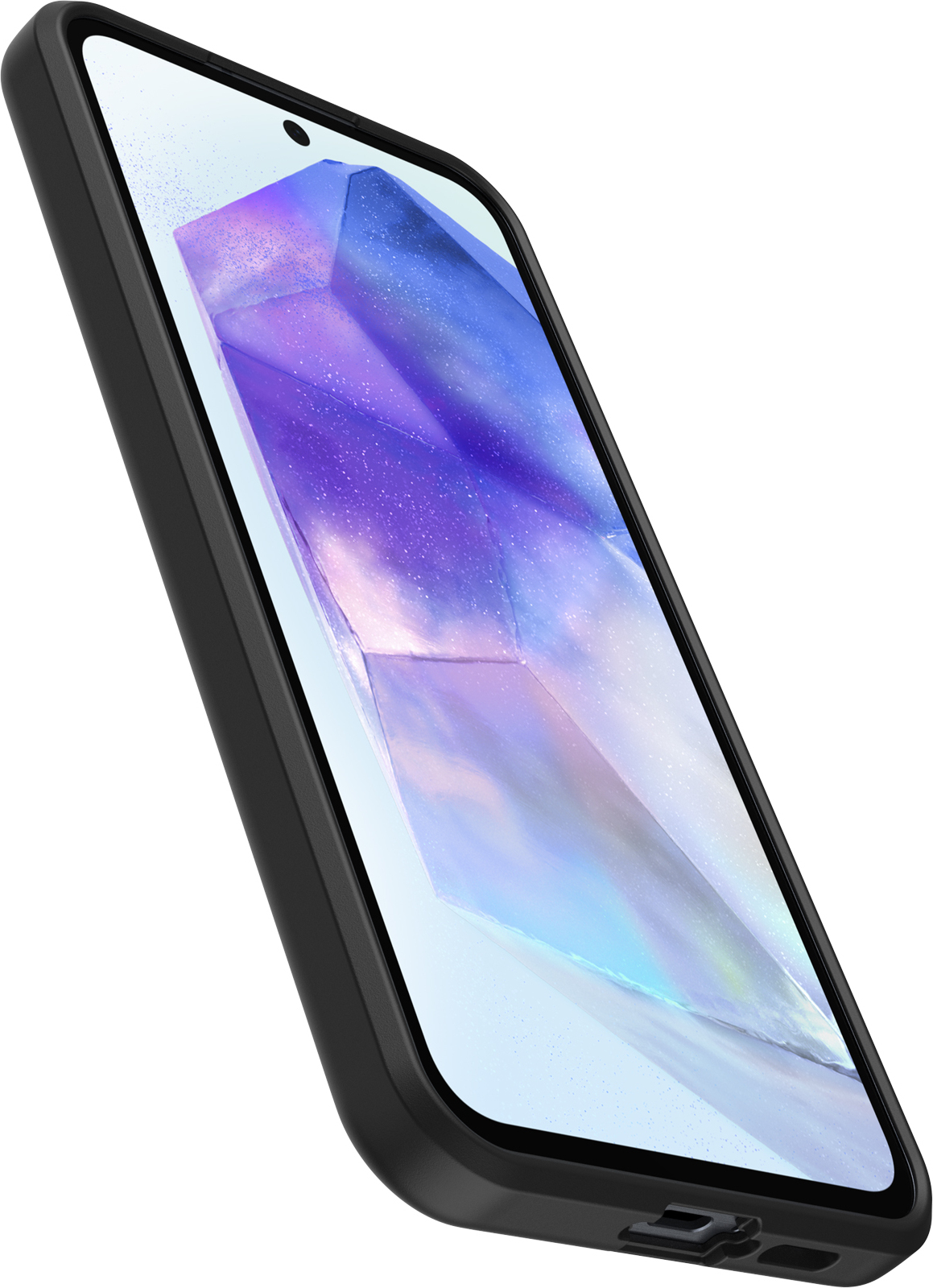 Otterbox React -suojakotelo, Samsung Galaxy A55, musta