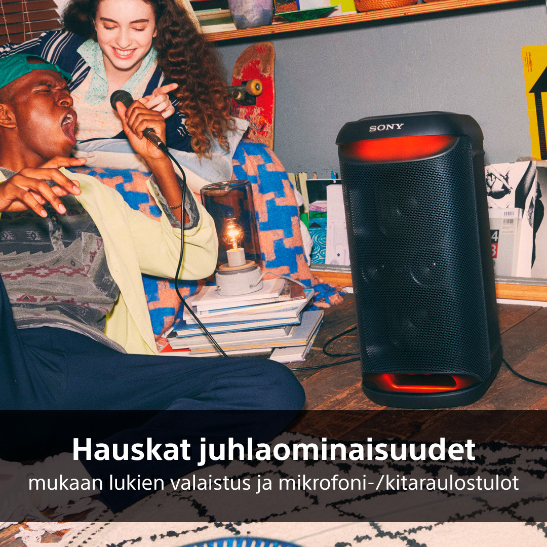 Sony SRS-XV500 langaton bilekaiutin, musta