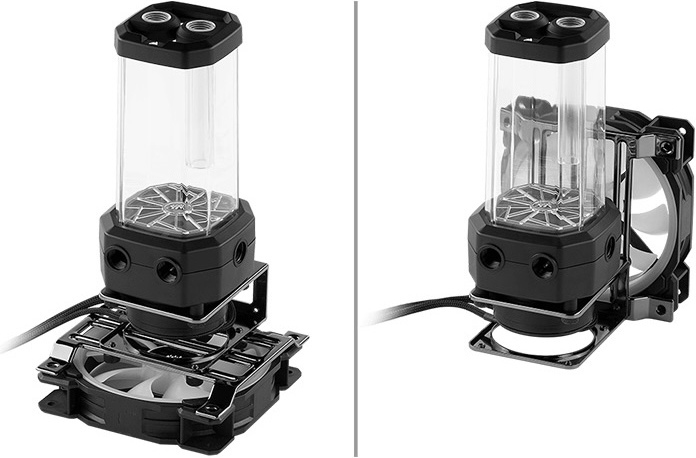 Corsair Hydro X Series XD5 RGB Pump/Reservoir Combo -pumppu/säiliö, musta