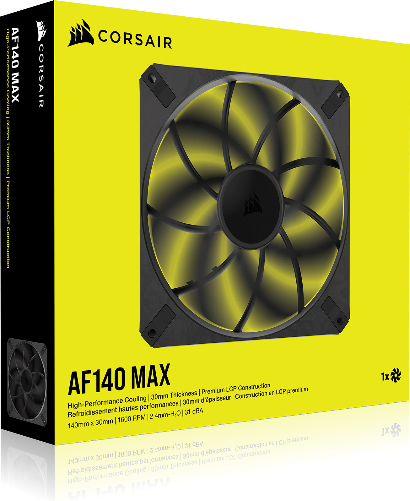 Corsair RS140 MAX PWM -tuuletin, 140 mm