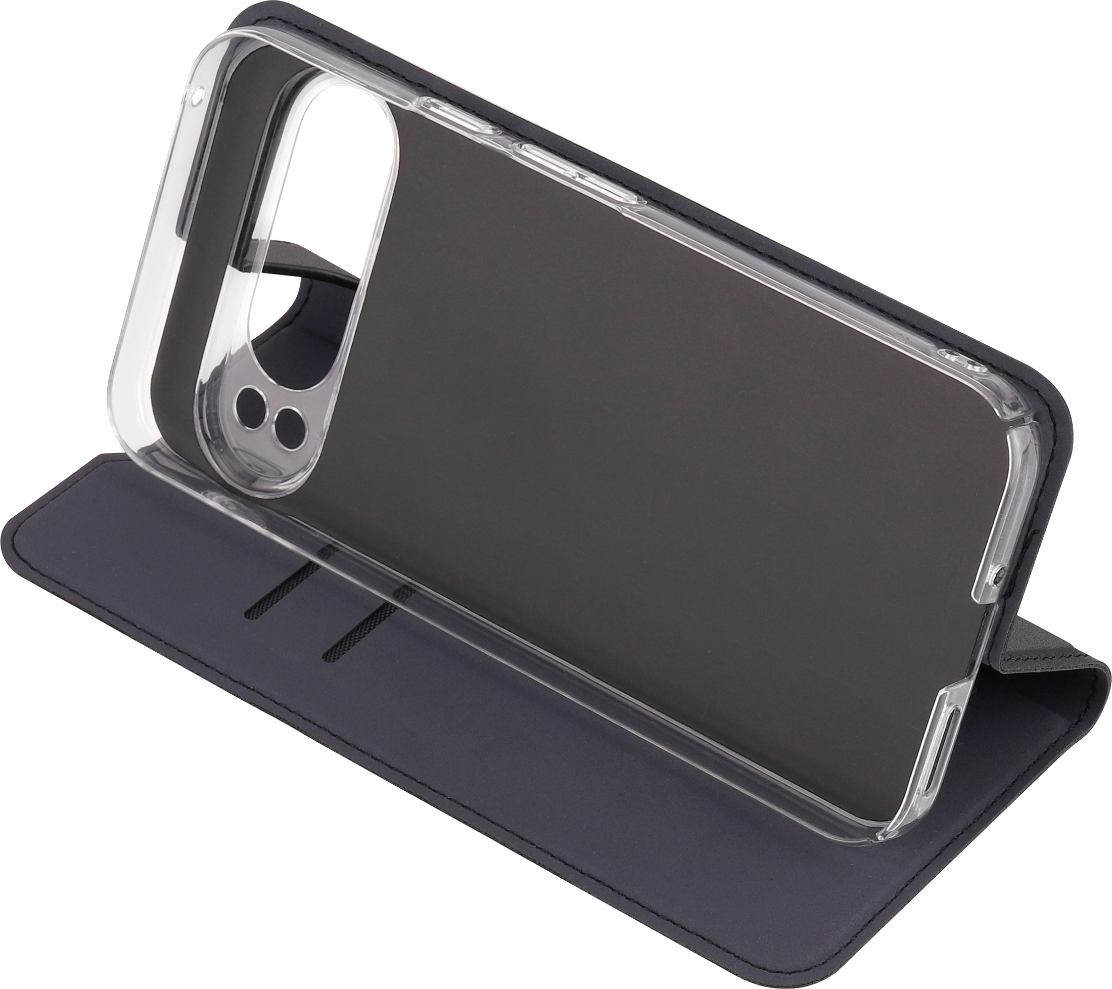 FoneKit BookCase -suojakotelo, Google Pixel 9 Pro XL, musta