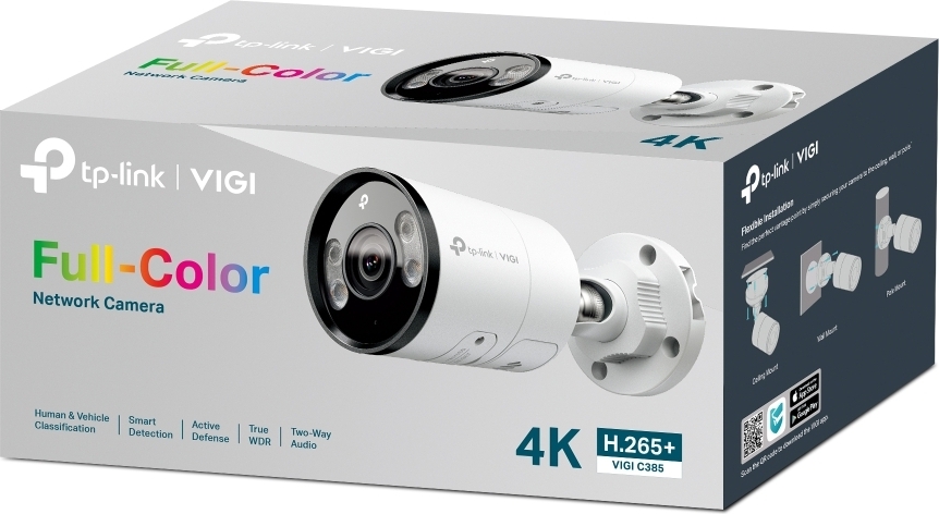 TP-Link VIGI C385 -valvontakamera sisä- ja ulkokäyttöön