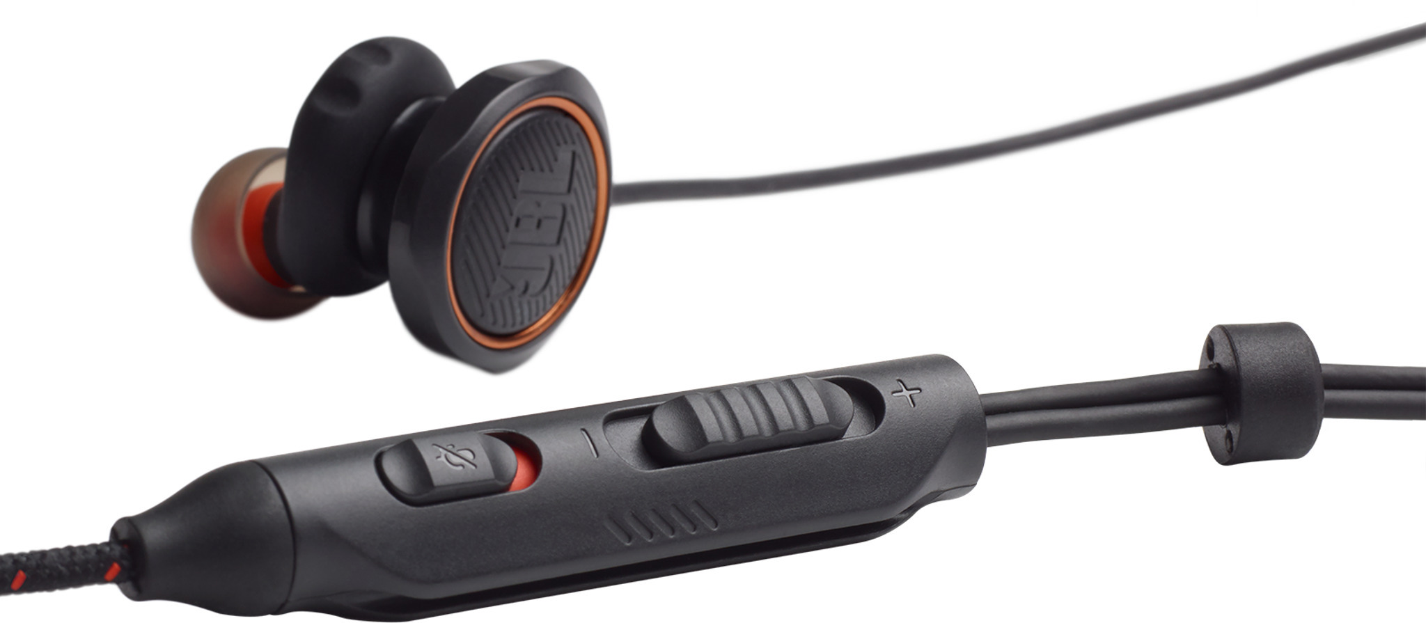 JBL Quantum 50C langallinen pelikuulokemikrofoni, in-ear, musta