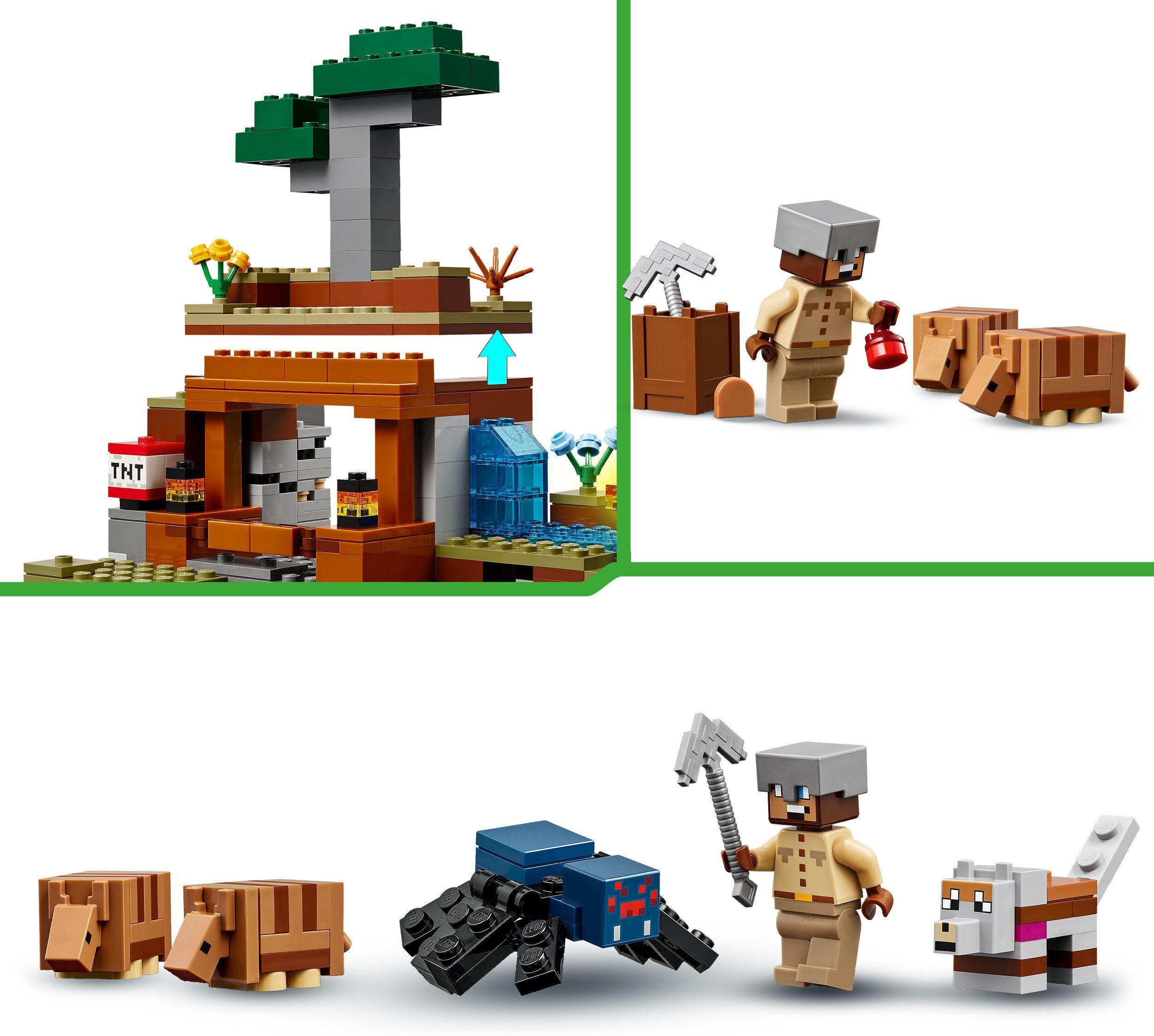 LEGO Minecraft 21269 – Vyötiäisen kaivos