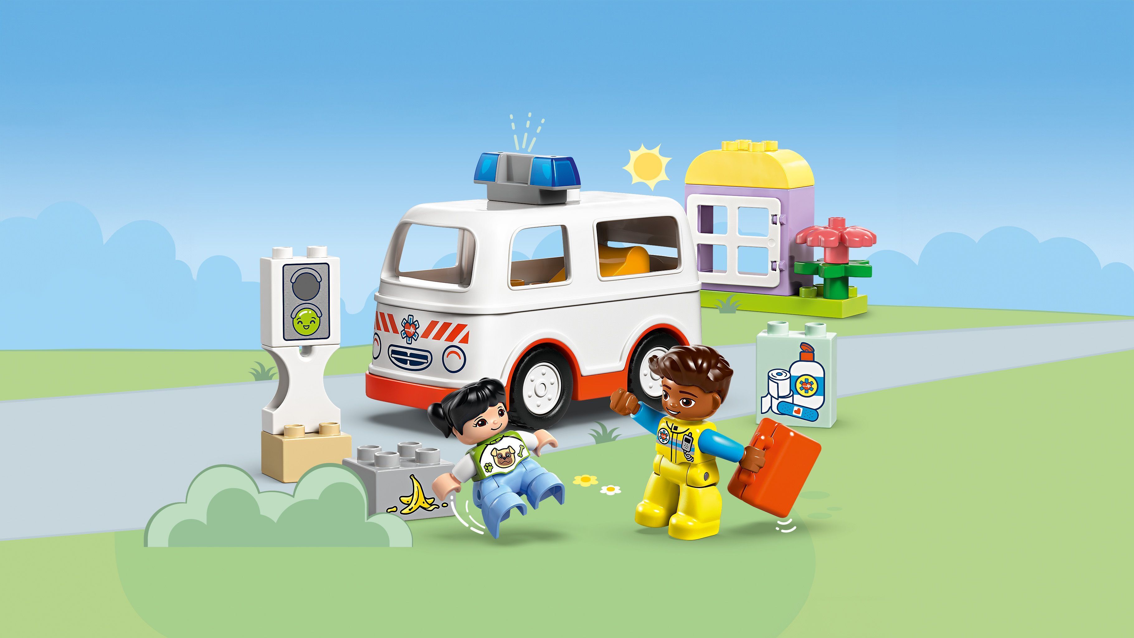 LEGO DUPLO Town 10447 – Ambulanssi ja kuljettaja