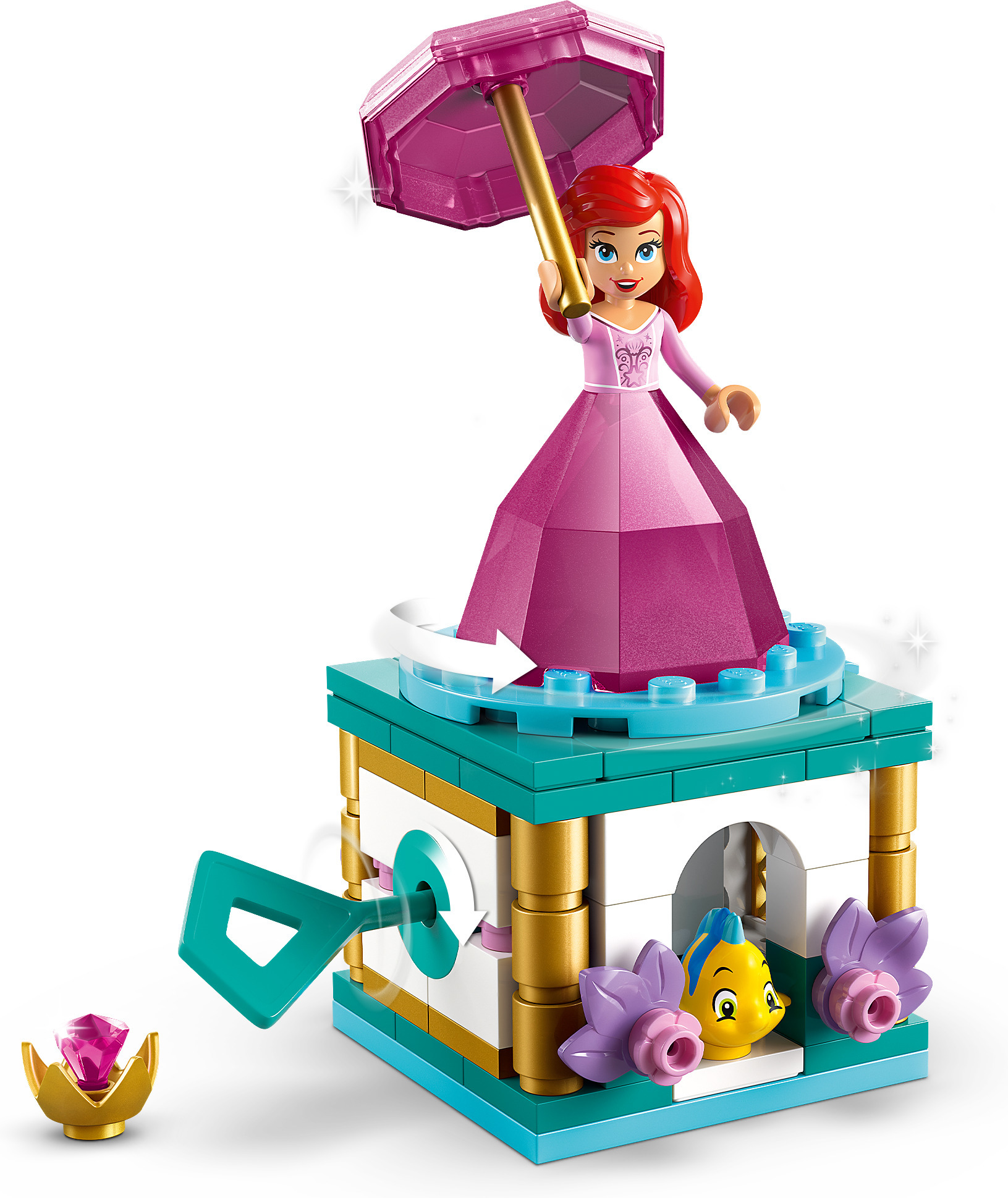 LEGO Disney Princess 43259 – Pyörähtelevä Ariel