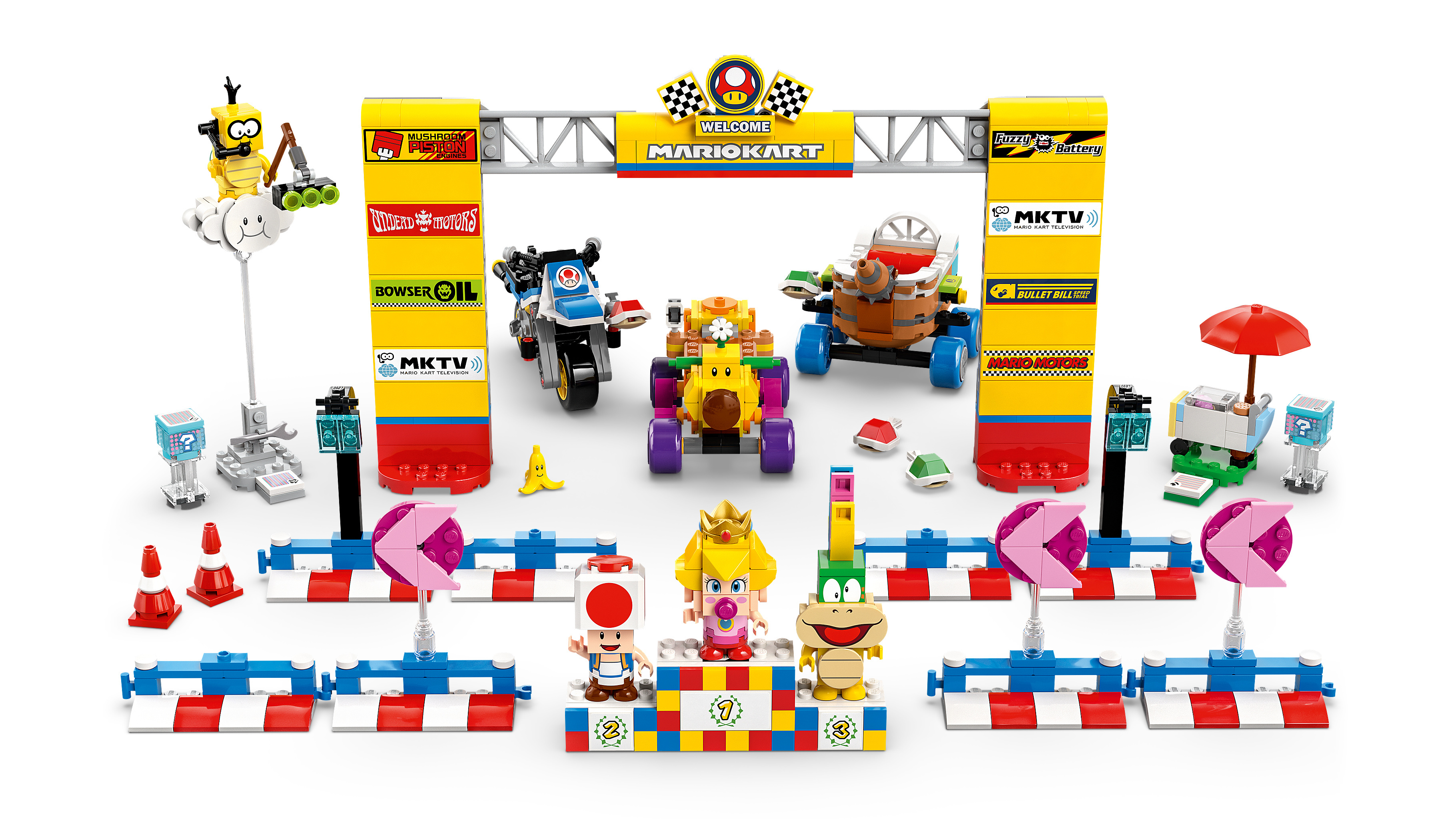 LEGO Super Mario 72036 – Mario Kart – Baby Peach ja Grand Prix ‑setti