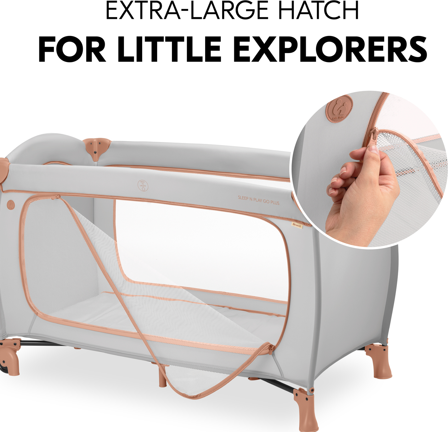 Hauck Sleep N Play Go Plus matkasänky, Dusty Blue