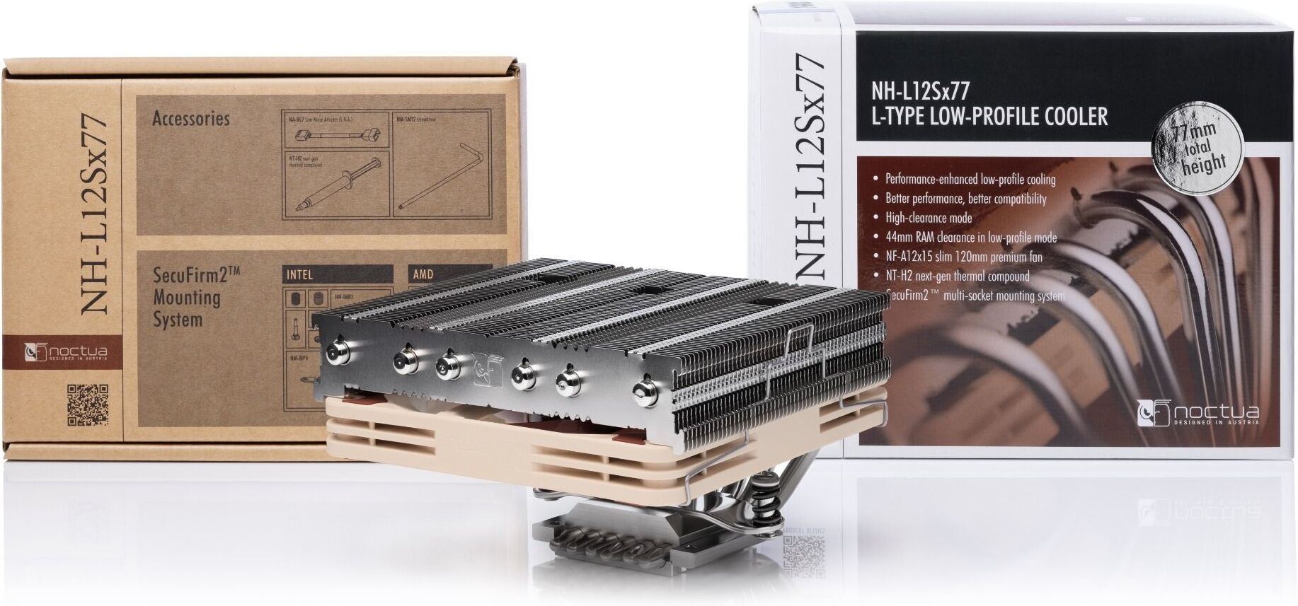 Noctua NH-L12Sx77 -matalaprofiilinen prosessorijäähdytin