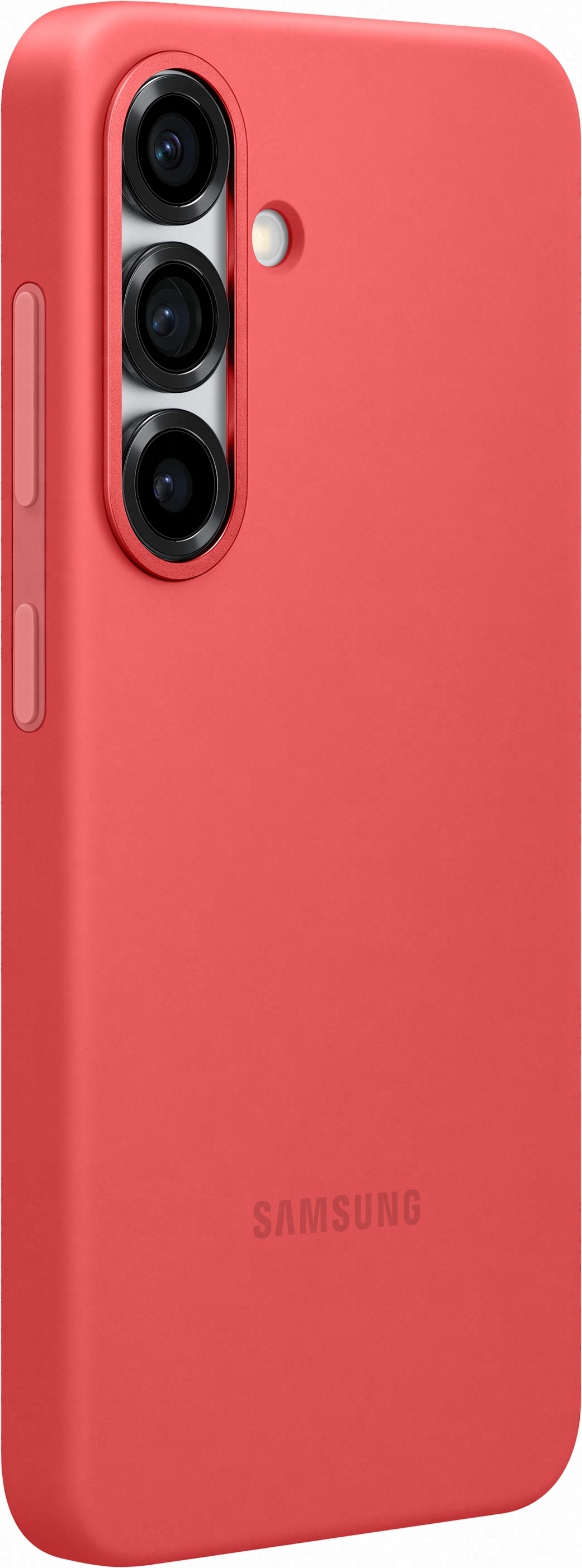 Samsung Galaxy S25 Silicone suojakuori, punainen