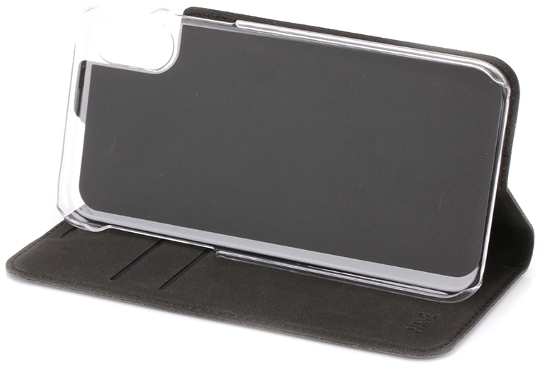 Wave BookCase suojakotelo, iPhone X / Xs, musta