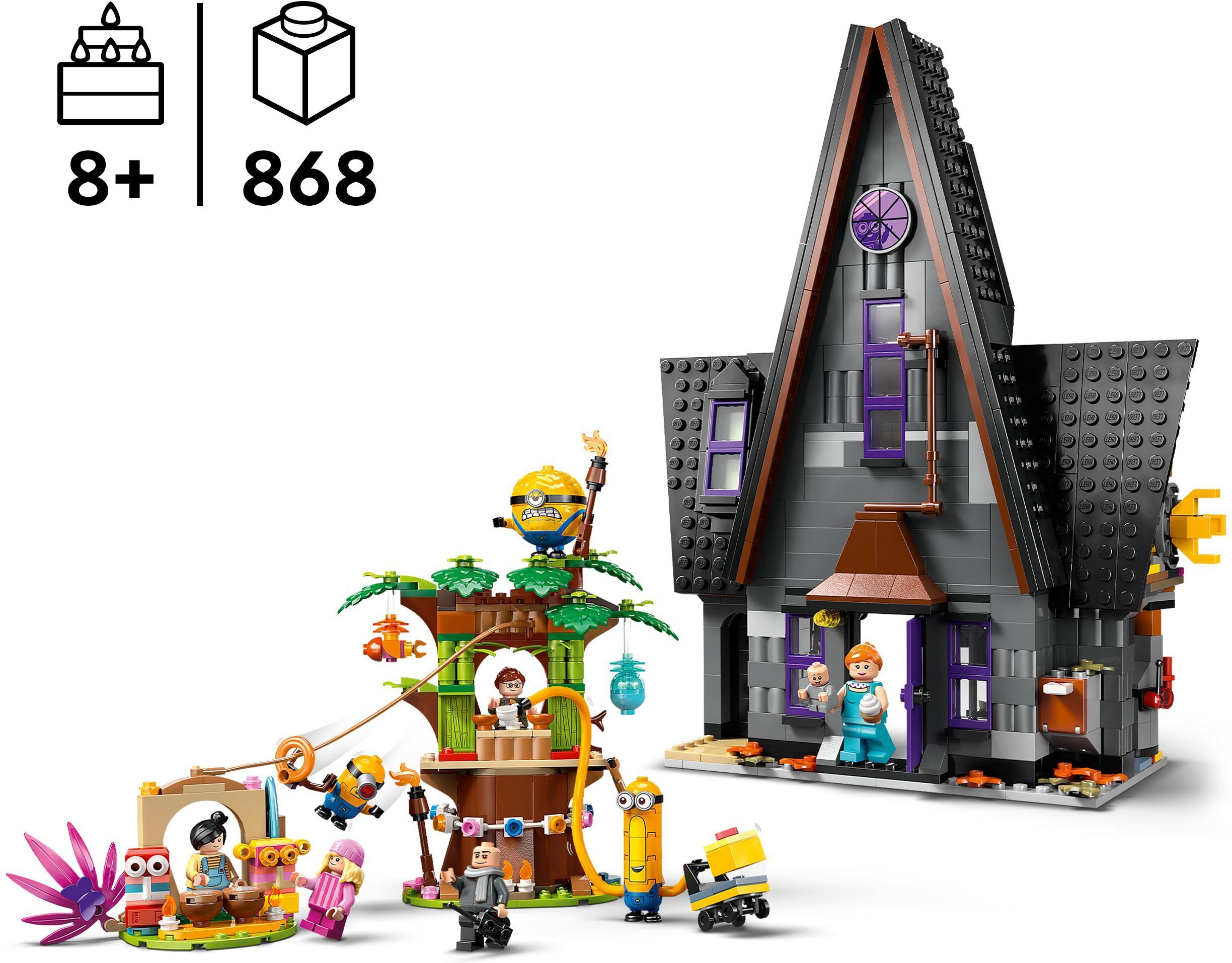 LEGO Minions 75583  - Kätyrien ja Grun kotitalo
