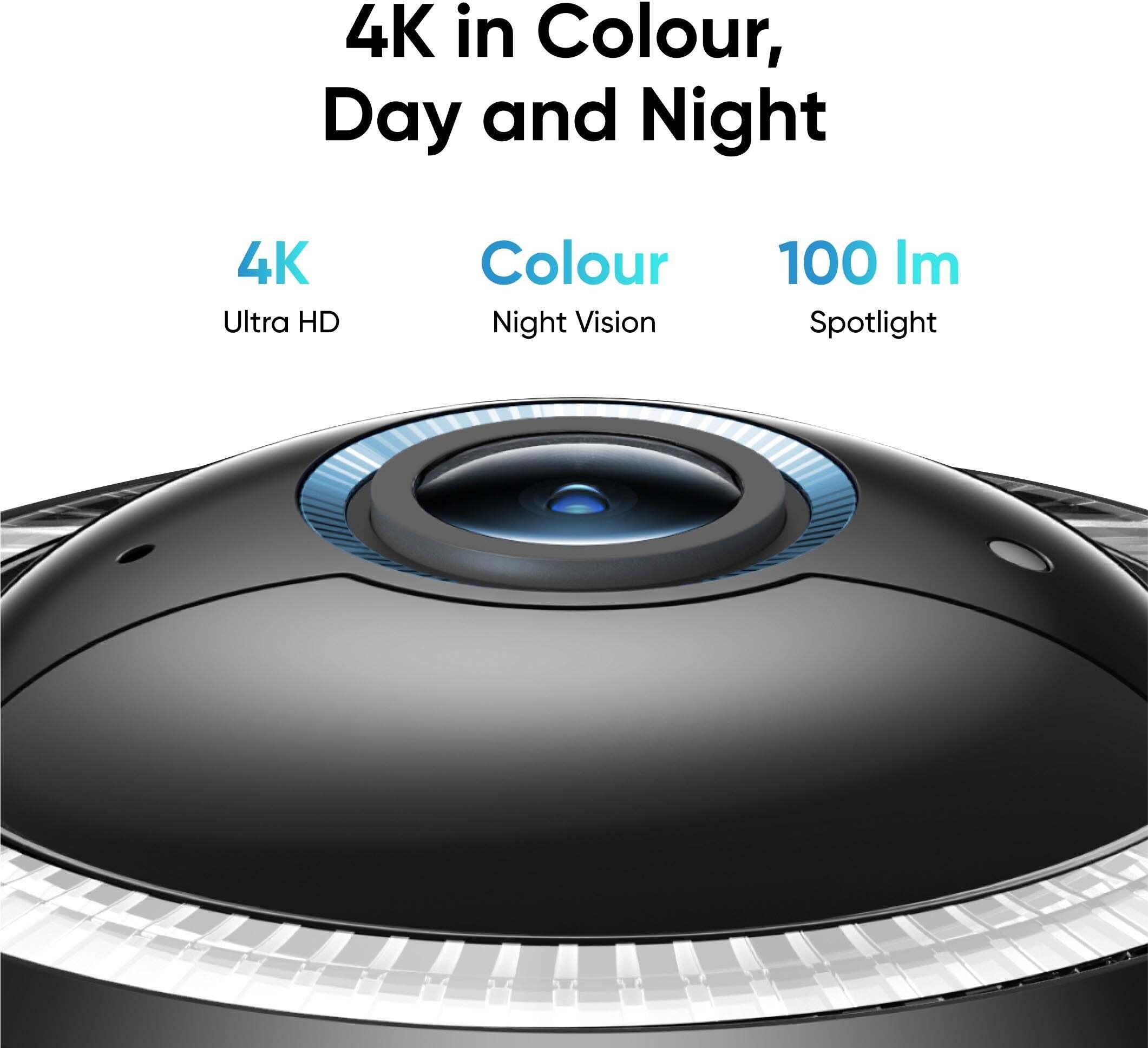 Anker eufy 4G LTE Cam S330 -valvontakamera, ulkokäyttöön, valkoinen
