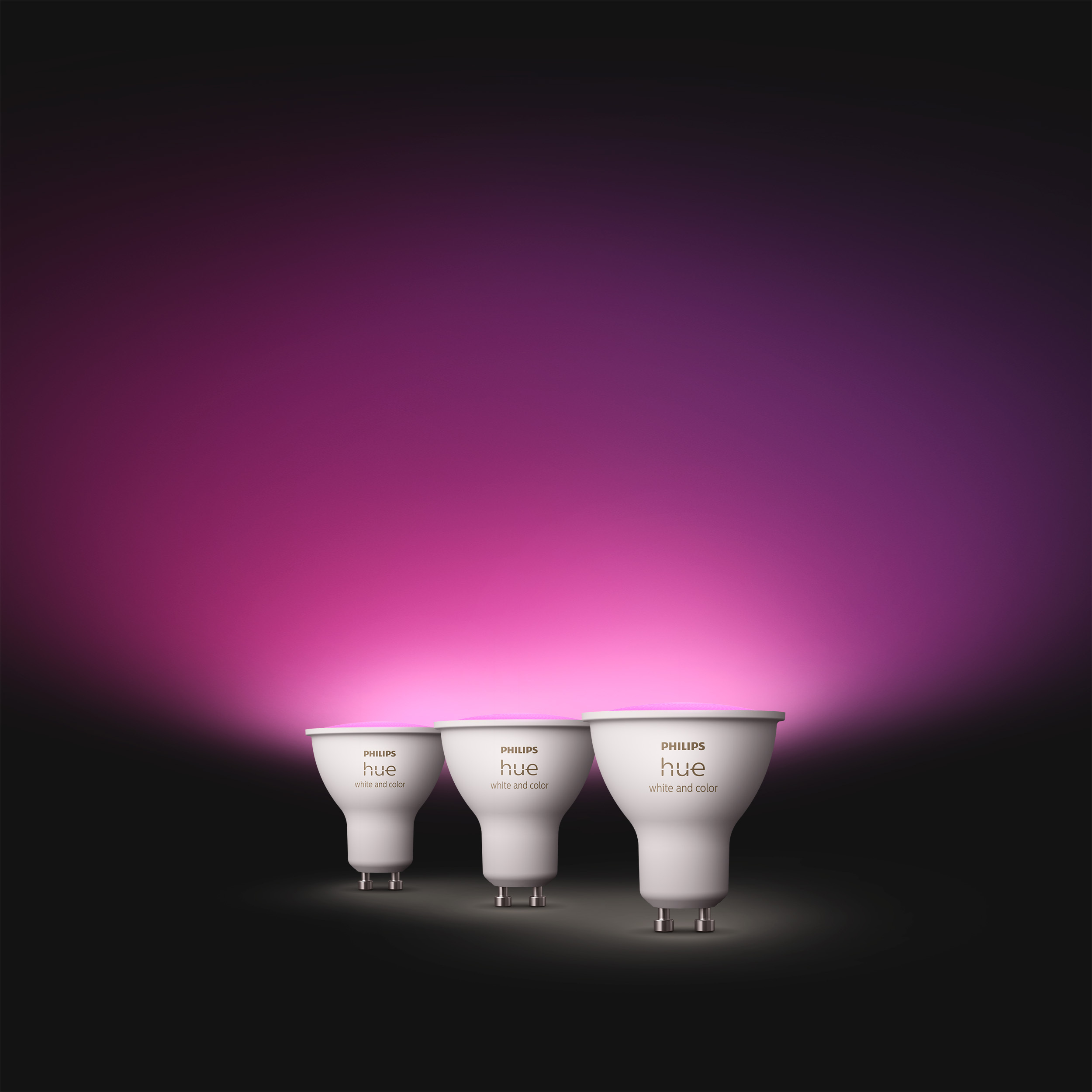 Philips Hue -LED-älylamppu, BT, White, GU10, 4,2 W, 2-pack