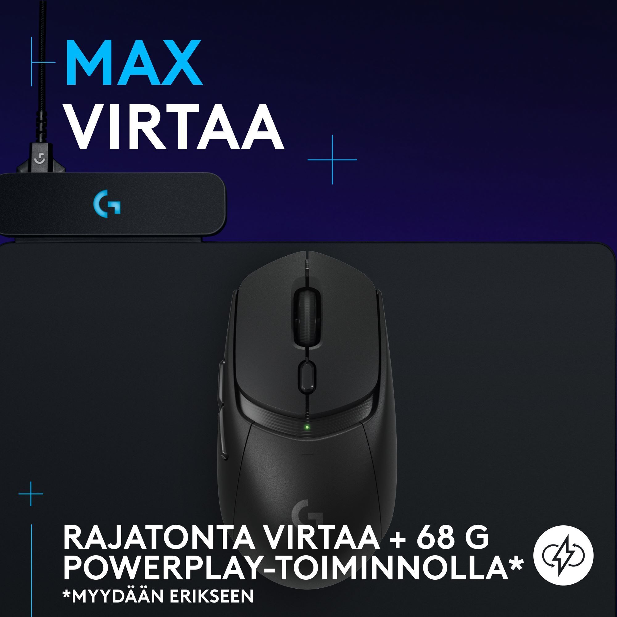 Logitech G309 LIGHTSPEED -langaton pelihiiri, musta