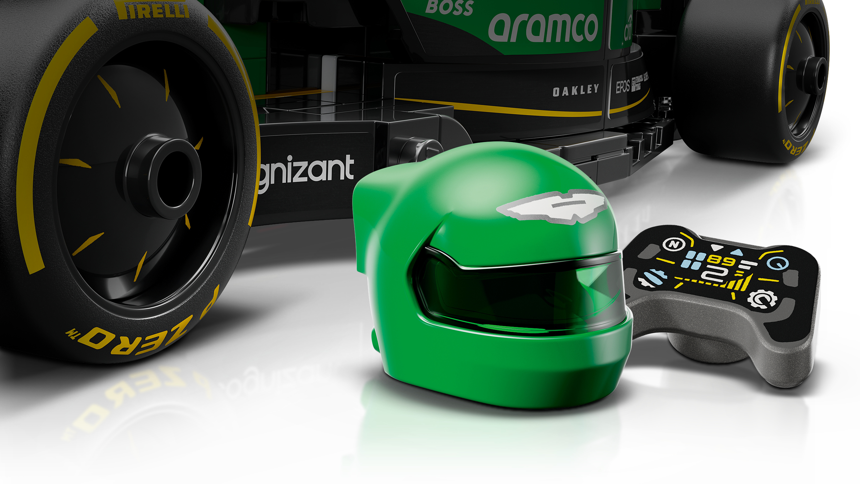 LEGO Speed Champions 77245 – Aston Martin Aramco F1® AMR24 ‑kilpa-auto
