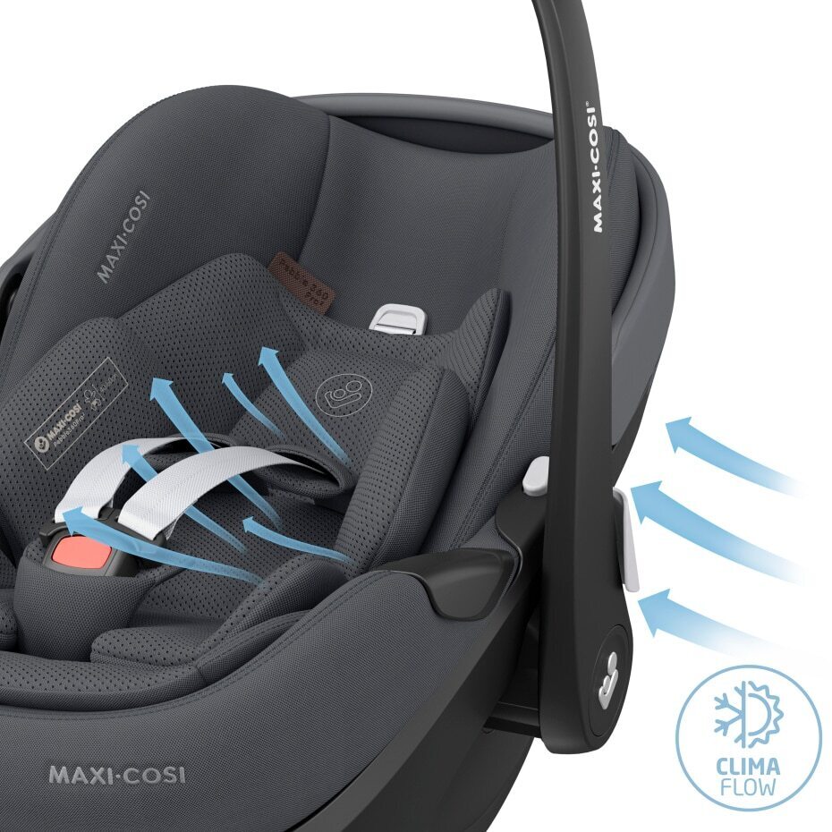 Maxi-Cosi Pebble 360 PRO 2 -turvakaukalo, 40–87 cm, harmaa
