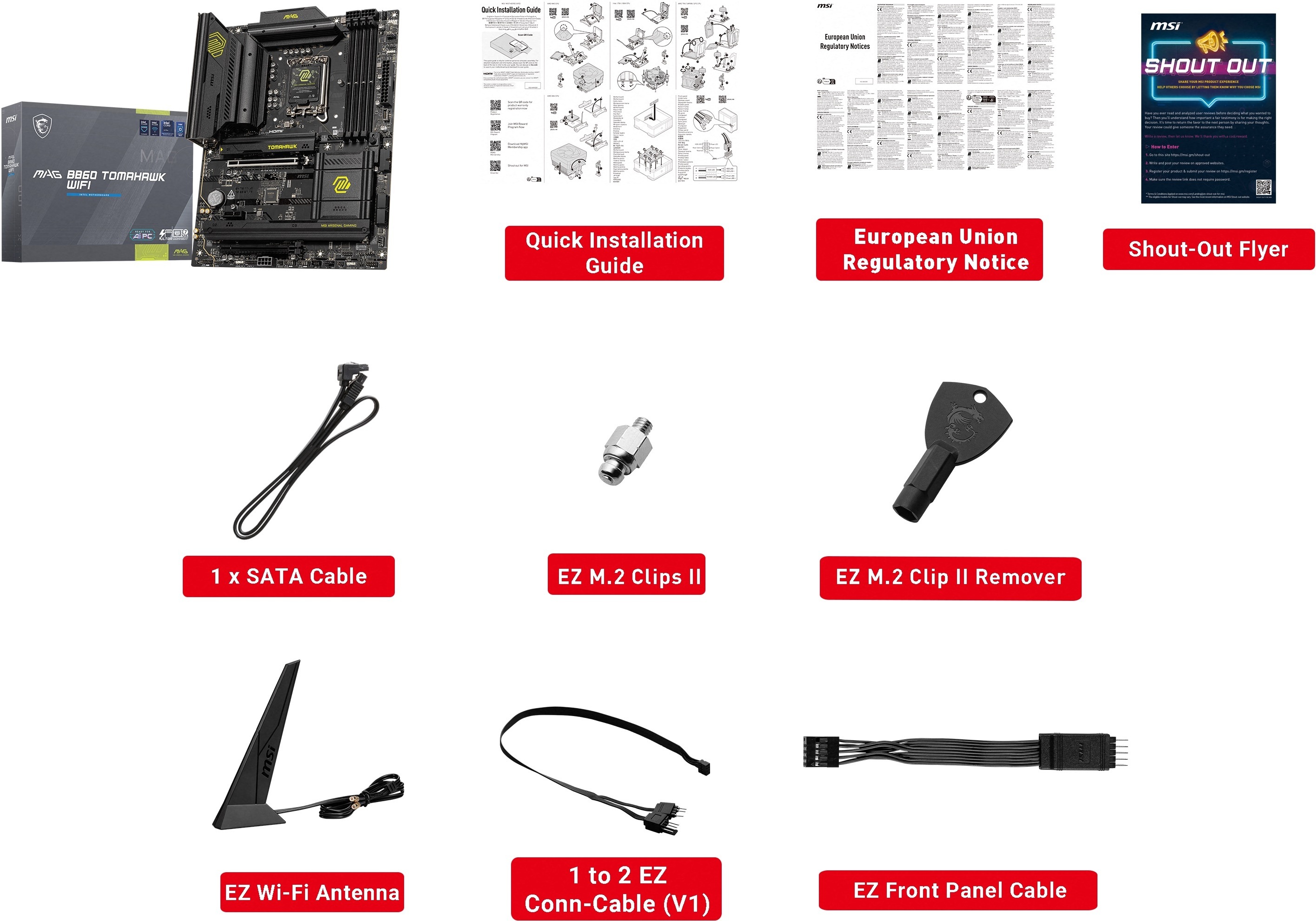 MSI MAG B860 TOMAHAWK WIFI ATX-emolevy