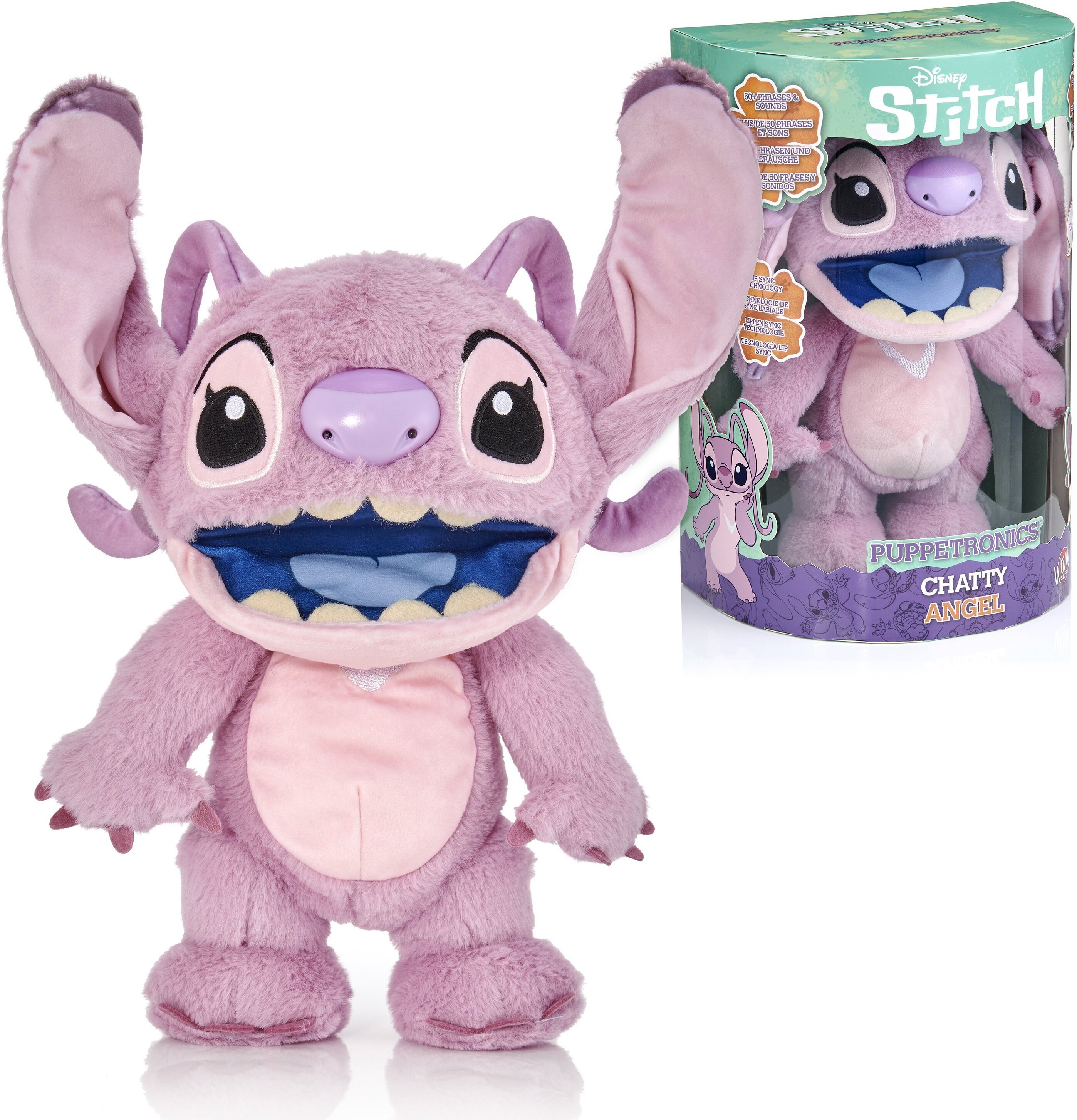 Disney Stitch Puppetronics Chatty Angel interaktiivinen lelu