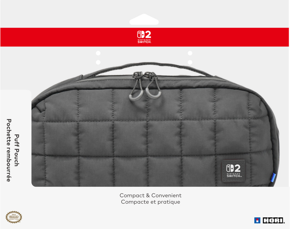 Hori Puff Pouch suojalaukku, Switch, musta