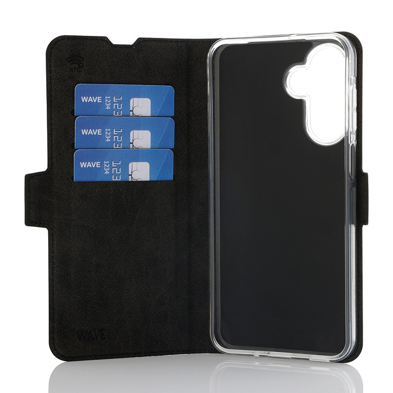 Wave Book Case suojakotelo, Samsung Galaxy S25 FE 5G, smoky sangria