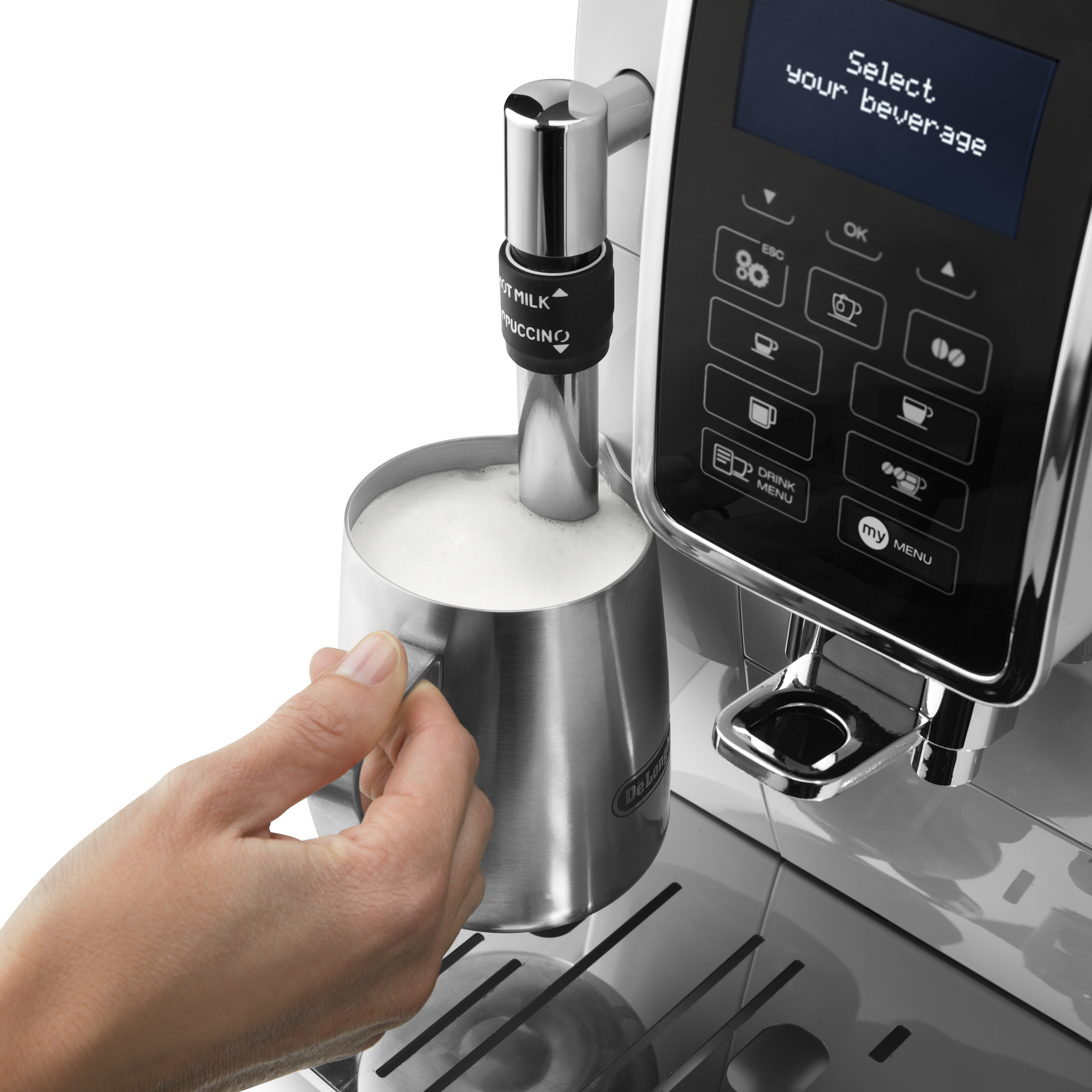 DeLonghi Dinamica ECAM350.35.W -kahviautomaatti