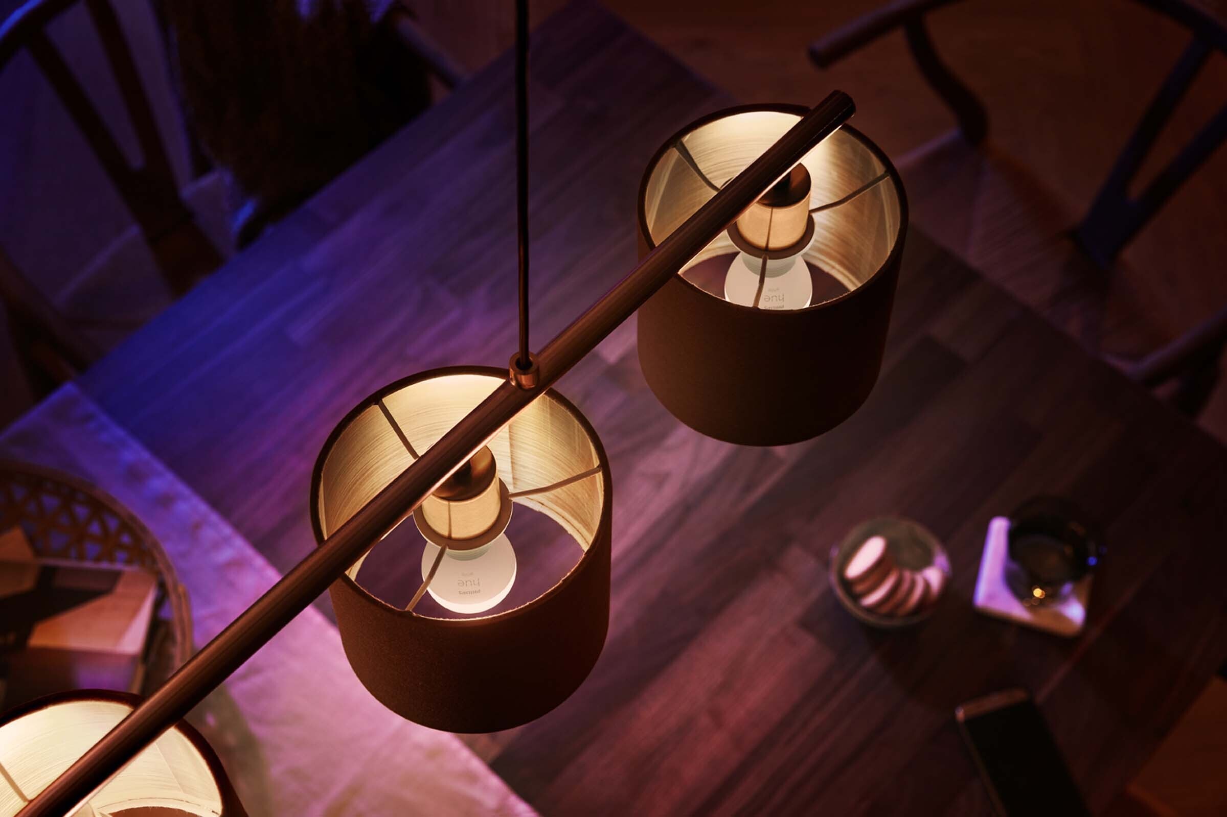 Philips Hue -LED-älylamppu, BT, White, E14, 470 lm, mainoslamppu pyöreä, 2 kpl pakkaus