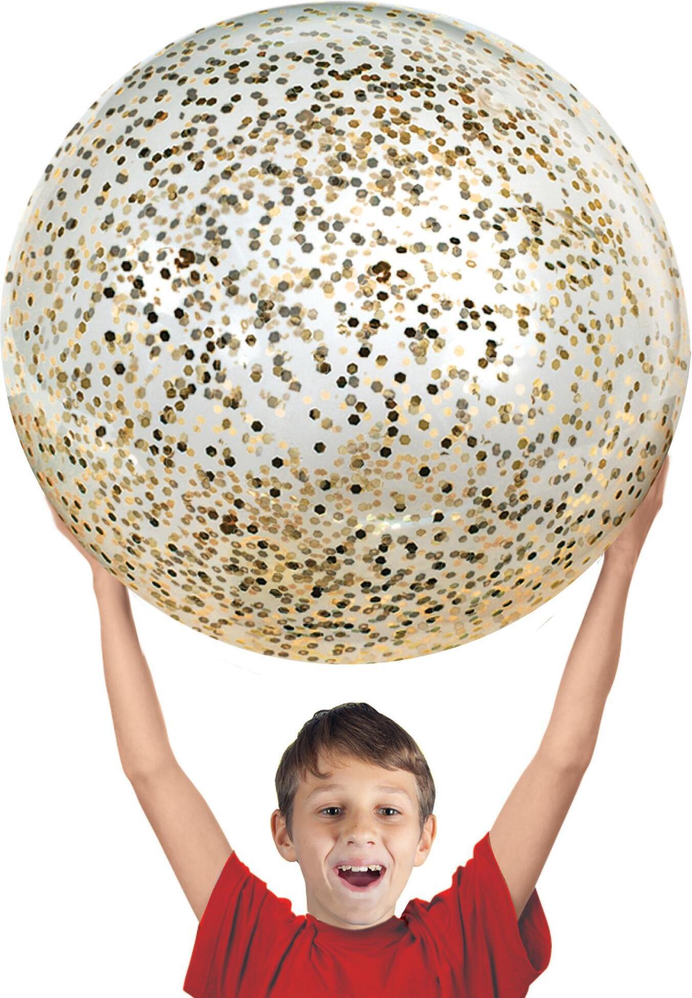 Jumbo Glitter Jelly Ball pallo, 90 cm