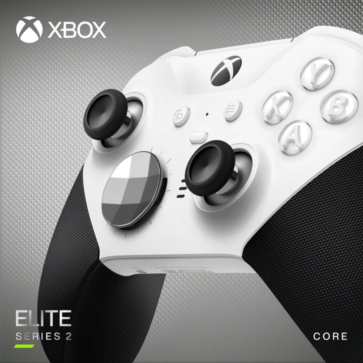 Microsoft Xbox Elite Wireless Controller Series 2 - Core -peliohjain, valkoinen, Xbox
