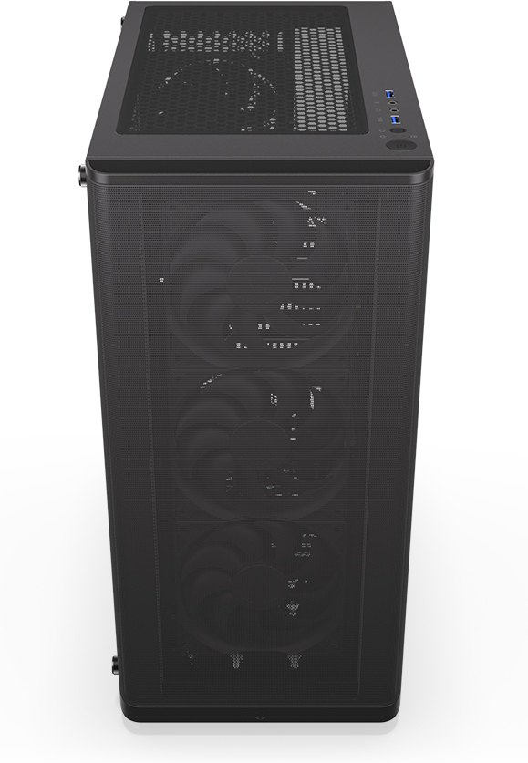 Endorfy Ventum 200 Air ATX-kotelo ikkunalla, musta